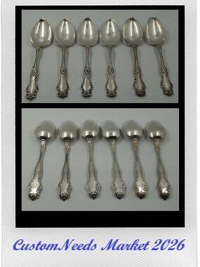 Vintage & Rare Hamilton Spoons (Set of 6) (1904)